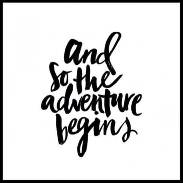 the adventure begins