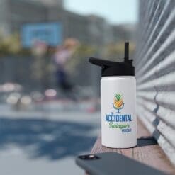 Stainless Steel Double Insulated TAS logo Water Bottle