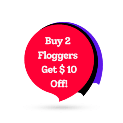 Suede Leather Floggers, w/Fingerloops (Available in 6 silky colors) - Image 14
