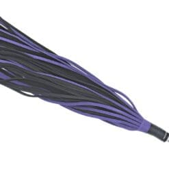 Bull Hide Floggers: 1/4" Inch Falls With Finger Loops (choice of 3 colors) - Image 7