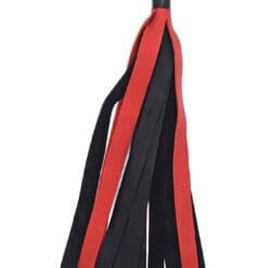 Bull Hide Floggers: 1" Falls With Finger Loops (choice of 3 colors) - Image 6