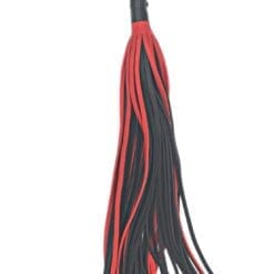 Bull Hide Floggers: 1/4" Inch Falls With Finger Loops (choice of 3 colors) - Image 3
