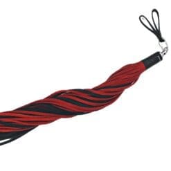 Bull Hide Floggers: 1/4" Inch Falls With Finger Loops (choice of 3 colors) - Image 5