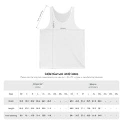 Find Your Tribe - Unisex Tank Top (White Graphic) - Image 18